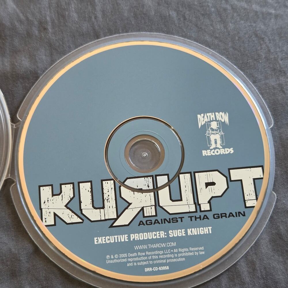 Vtg 2005 Kurupt AGAINST THA GRAIN CD RAP HIP HOP